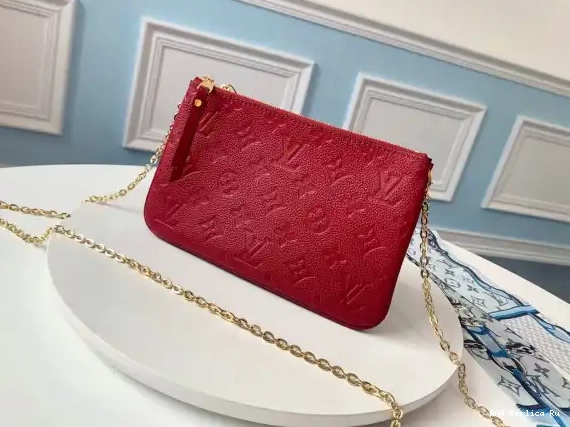 AAA Replica Ru LOUIS DOUBLE POCHETTE ZIP VUITTON 0614